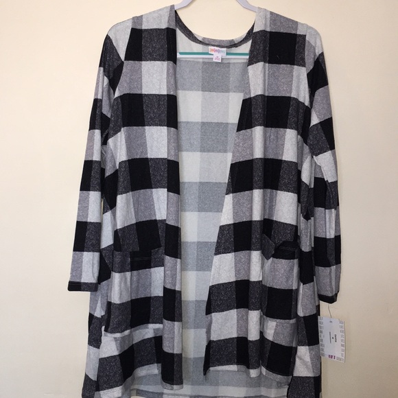 LuLaRoe Sweaters - Caroline Checkered Cardigan